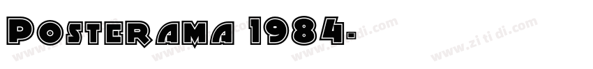 Posterama 1984字体转换
